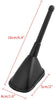 uxcell Car Aerial Adhesive Base Dummy Antenna Auto Dector Plastic Black