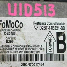 REUSED PARTS Bag Control Module Fits 14-17 Fits Ford Fiesta D2BT-14B321-BD D2BT14B321BD