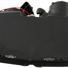 ECCPP Headlight Assembly Conversion Kit Fit For 2014 2015 CHEVY SILVERADO Projector Black Housing With Clear Lens -Plug And Play