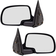 Replacement Driver and Passenger Manual Side Door Mirrors Compatible with 99-06 Silverado Sierra New Body Style Pickup Truck 5876714 25876715