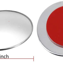 Newest Upgrade Blind Spot Mirror, Ampper 2" Round HD Glass Convex Aluminum Frame Wide Angle Rear View Mirror For All Universal Vehicles Car Suv (Pack Of 2)