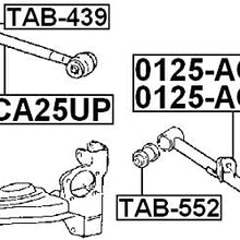 FEBEST TAB-552 Arm Bushing for Rear Track Control Rod