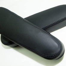 DSV Fits 2005-2013 Nissan Armada Real Black Leather Seat Armrest Covers (Leather Part Only)