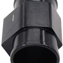 XtremeAmazing Black Aluminum Water Temp Meter Temperature Joint Pipe Radiator Hose Sensor Gauge Adaptor Clamps 38mm