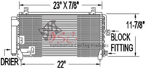 OSC Cooling Products 4992 New Condenser