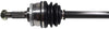 GSP NCV53554 CV Axle Shaft Assembly - Right Front (Passenger Side)