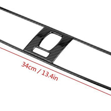 Qiilu Console Air Vent Cover Trim Carbon Fiber Central Control Panel Air Conditioning Outlet Vent Covers Frame for BMW 3 Series F30 2013 2014 2015 2016 2017 2018