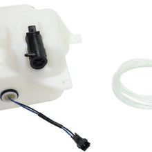 Windshield Washer Tank compatible with Dodge Stratus/Chrysler Sebring 01-05 Assembly W/Cap Pump and Sensor Coupe
