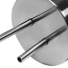 DEMOTOR PERFORMANCE 2PCS 3"X 16" Inch Polished Stainless Steel Radiator Overflow Tank Universal Fit