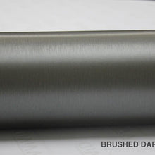 VViViD XPO Gunmetal Grey Brushed Metallic Steel 5ft Vinyl Wrap Roll with Air Release Technology (5ft x 3ft)