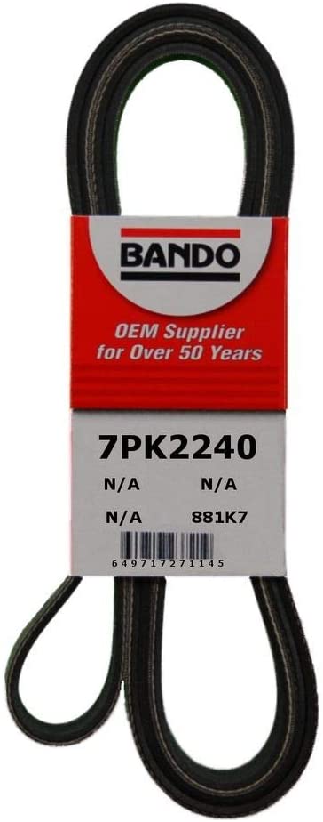 ban.do 7PK1700 OEM Quality Serpentine Belt (7PK2240)