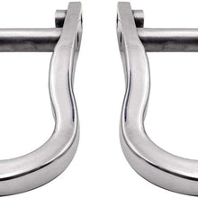 StarONE Front Recovery Tow Hooks Fit for 2007-2019 Chevy Silverado GMC Sierra 1500 Replace 84072462,in Chrome