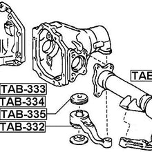 4165360010 - Arm Bushing (for Differential Mount) For Toyota - Febest