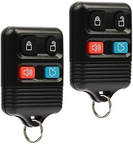 Key Fob Keyless Entry Remote fits Ford, Lincoln, Mercury, Mazda Mustang Explorer Escape Focus Fusion Taurus , Set of 2)