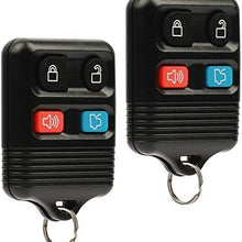 Key Fob Keyless Entry Remote fits Ford, Lincoln, Mercury, Mazda Mustang Explorer Escape Focus Fusion Taurus , Set of 2)