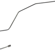 Compatible With 1999-05 Ford F250/350 4WD Std. Cab Longbed Four-Wheel Disc w/Rear ABS Rear Axle Brake Lines 2pc, OE Steel (SFRB99R1 Y-9-9)