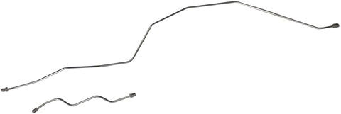 Compatible With 1999-05 Ford F250/350 4WD Std. Cab Longbed Four-Wheel Disc w/Rear ABS Rear Axle Brake Lines 2pc, OE Steel (SFRB99R1 Y-9-9)