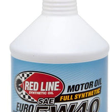 Red Line 12404 Euro-Series 5W40 Oil, 1 Quart, 1 Pack