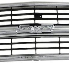 Perfit Liner New Front Chrome Silver Black Grille Grill For 94-98 C/K 1500 2500 3500 Pickup Truck Suburban Tahoe SUV Fits Late Design With Composite Head Lamp Type GM1200238 15981106