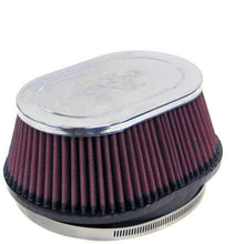 K&N Universal Clamp-On Air Filter: High Performance, Premium, Washable, Replacement Filter: Flange Diameter: 6 In, Filter Height: 3.25 In, Flange Length: 1 In, Shape: Oval Straight, RF-1002