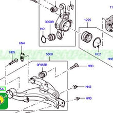 Genuine LAND ROVER REAR CONTROL ARM BUSHING LOWER SET 2 SPORT LR3 LR4 OEM LR054831 LR051611