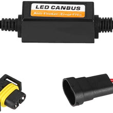 Senyar LED Headlight Decoder for H8/H9/H11 C12 LED Headlight Fog Lamp Anti-Flicker Flash Error Canceler