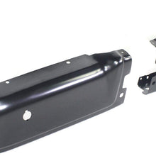 Step Bumper Compatible with 2009-2014 Ford F150 Powdercoated Black with Rear Object Sensors Hole Styleside
