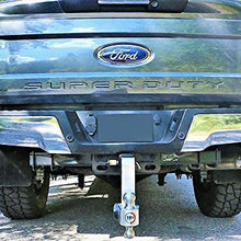 Weigh Safe 180 Hitch LTB6-2.5 6" Drop Hitch, 2.5" Receiver 18,500 LBS GTW - Adjustable Aluminum Trailer Hitch Ball Mount & Stainless Steel Combo Ball, Dual Pin Keyed Lock