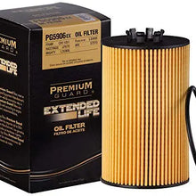 PG5906EX Extended Life Oil Filter to 10K Mi., Fits 2008-15 Mercedes C63 AMG, 2007-11 E63 AMG, 2008-10 S63 AMG, 2011-15 SLS AMG, 2009-12 SL63 AMG, 2007-11 ML63 AMG, 2007-11 CLS63 AMG, 2008-10 CL63 AMG