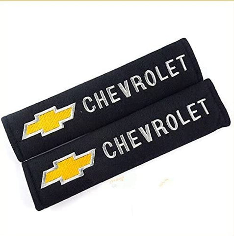 D&R Set of 2 Seat Belt Covers Shoulder Pads For Chevrolet Chevy