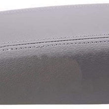 Dunhil Comfortable Microfiber Leather Suture Console Armrest Lid Cover for 2008 2009 2010 2011 2012 Honda Accord Center Console Cover Lid (Gray)