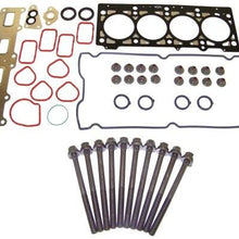 DNJ Head Gasket Set with Head Bolt Kit For 2001-2001 for Chrysler PT Cruiser 2.4L 2429cc 148cid L4 DOHC