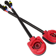 O-NEX 2x 9006 9005 Socket Female Adapter Wiring Harness Pigtail Plug Connector for Headlight or Fog Light (fits: HB4, H10, 9145)