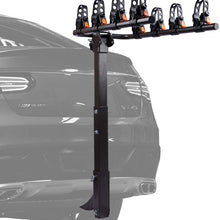 ZESUPER 3-Bike Rack Deluxe Locking Heavy Duty Bicycle Carrier for Cars, SUVS, Trucks, Vans and Minivans with a 2'' Hitch Receiver Rack Hitch Mount