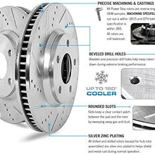 Power Stop AR83088XPR Rear Evolution Drilled & Slotted Rotor Pair