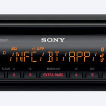 Sony MEX-N5300BT Built-in Dual Bluetooth Voice Command CD/MP3 AM/FM Radio Front USB AUX Pandora Spotify iHeartRadio iPod / iPhone Siri and Android Controls Car Stereo Receiver with ALPHASONIK EARBUDS