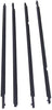 4pcs Weatherstrip Window Moulding Trim Seal Belt Fit for 2009-2012 Toyota Corolla