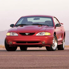 1996-1998 Mustang SVT Cobra Unpainted Hood Scoop Bezels and Black Inserts