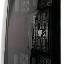 ROADFAR Tail Light Assembly Black/Smoke Tail Light Lamps Driver and Passenger Replacement fit for 2014-2017 Chevy Silverado