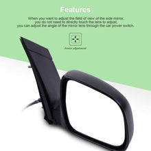 SCITOO Passenger Right Door Mirror fit 2004-2010 for Toyota Sienna Power Adjusted Manual Folding Side Tow Mirror