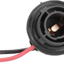 Single Resistance Aluminum Wire 1 Pair 1156P 50W8RJ Single Resistance Wire LED Load Resistors Connector for Turn Signal Bulb for Headlight/Fog Light/Daytime Running Light (DRL) with 115P Socket