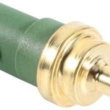 Qiilu Temperature Gauge Sensor, Coolant Temperature Sensor Water Switch 4Pin for Jetta Golf Beetle / A4 A6
