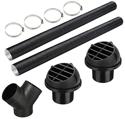75mm Heater Pipe Ducting Piece Warm Air Outlet Vent for Webasto Diesel Heater