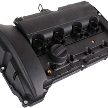 ROADFAR Engine Valve Cover with Gasket 11127561714 11127646555 for 2007 2008 2009 2010 2011 2012 for Mini Cooper S 1.6L 1598CC L4 DOHC Replacement Valve Cover Kits 11127572851 11127585907