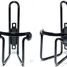 Wakauto 2pcs Bike Water Bottle Cages, Aluminum Alloy Bicycle Water Bottle Rack Holder Cages, Bike Bottle Cup Mount Bracket with 4 Screws and 1 Wrench