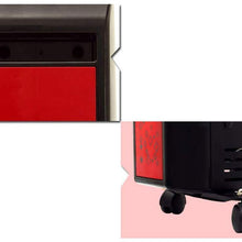 Zyyqt Portable Radiator,Upright Electric Heater Moving Casters with Thermostat and Waterproof Electric Heater far Infrared Carbon Fiber