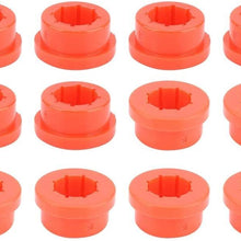 Acouto 12Pcs LCA Red Bushings,Replacement Bushings Lower Control Arm Rear Camber Fit for RSX DC5 02-06