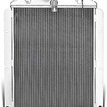 Spec-D Tuning L6 3-Row Aluminum Performance Cooling Radiator for 1941-1946 Chevy Truck