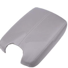 Dunhil Comfortable Microfiber Leather Suture Console Armrest Lid Cover for 2008 2009 2010 2011 2012 Honda Accord Center Console Cover Lid (Gray)