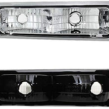 For 94-99 GMC Full Size Pickup Truck Suburban Sierra Headlights w/Corner + Bumper Signal Lamps 8pcs Set